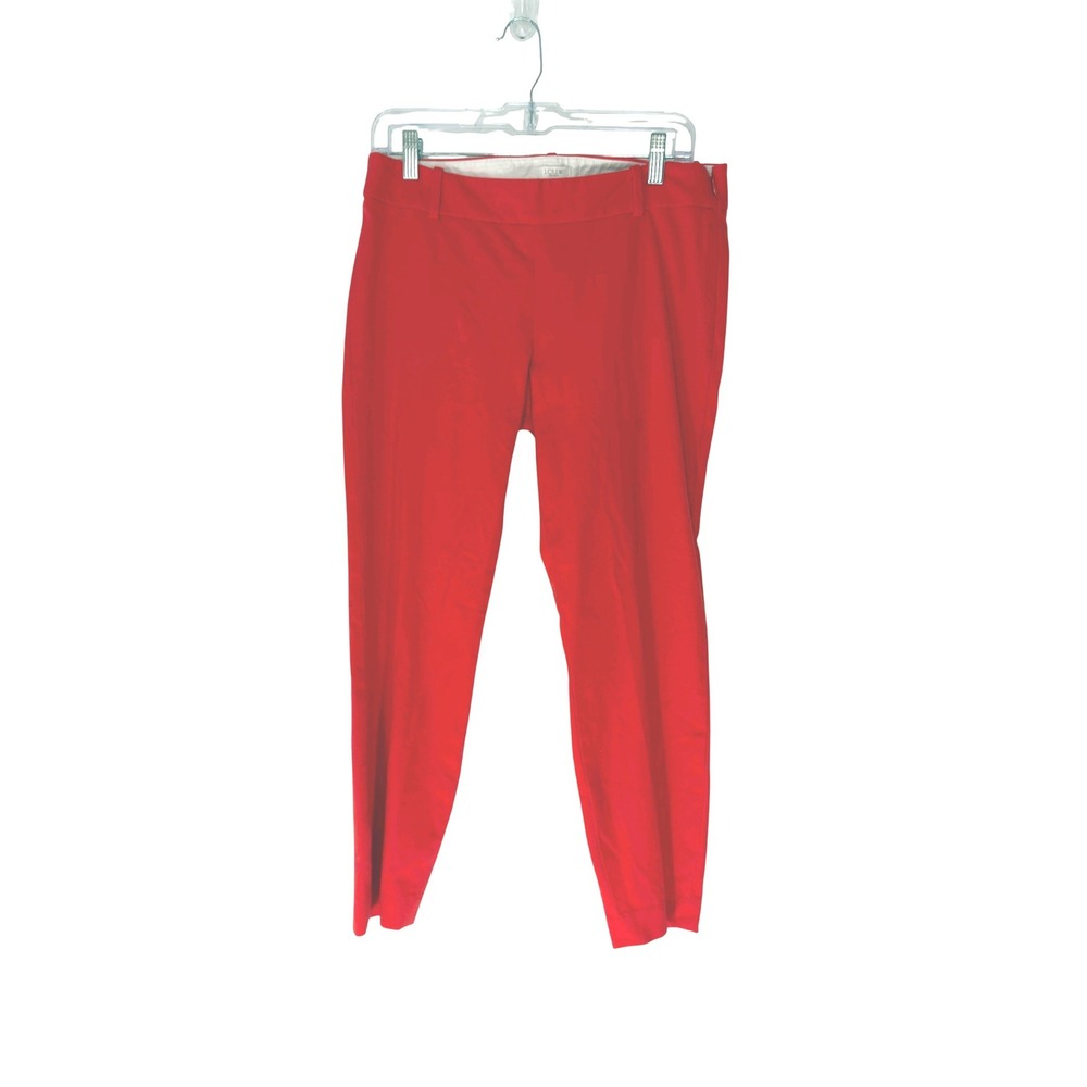 J.Crew Minnie Pants Orange Office Work Career Business Casual Ankle Size 6